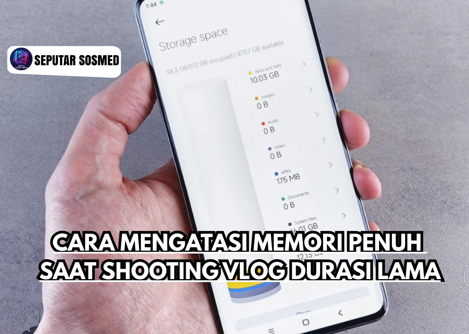 Cara Mengatasi Memori Penuh Saat Shooting Vlog Durasi Lama