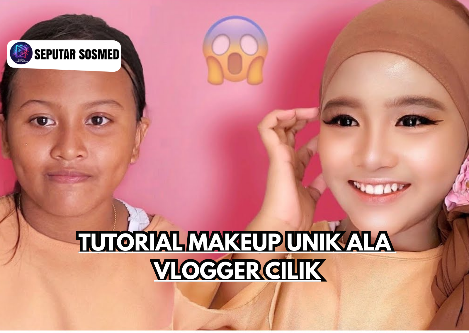 Tutorial Makeup Unik ala Vlogger Cilik