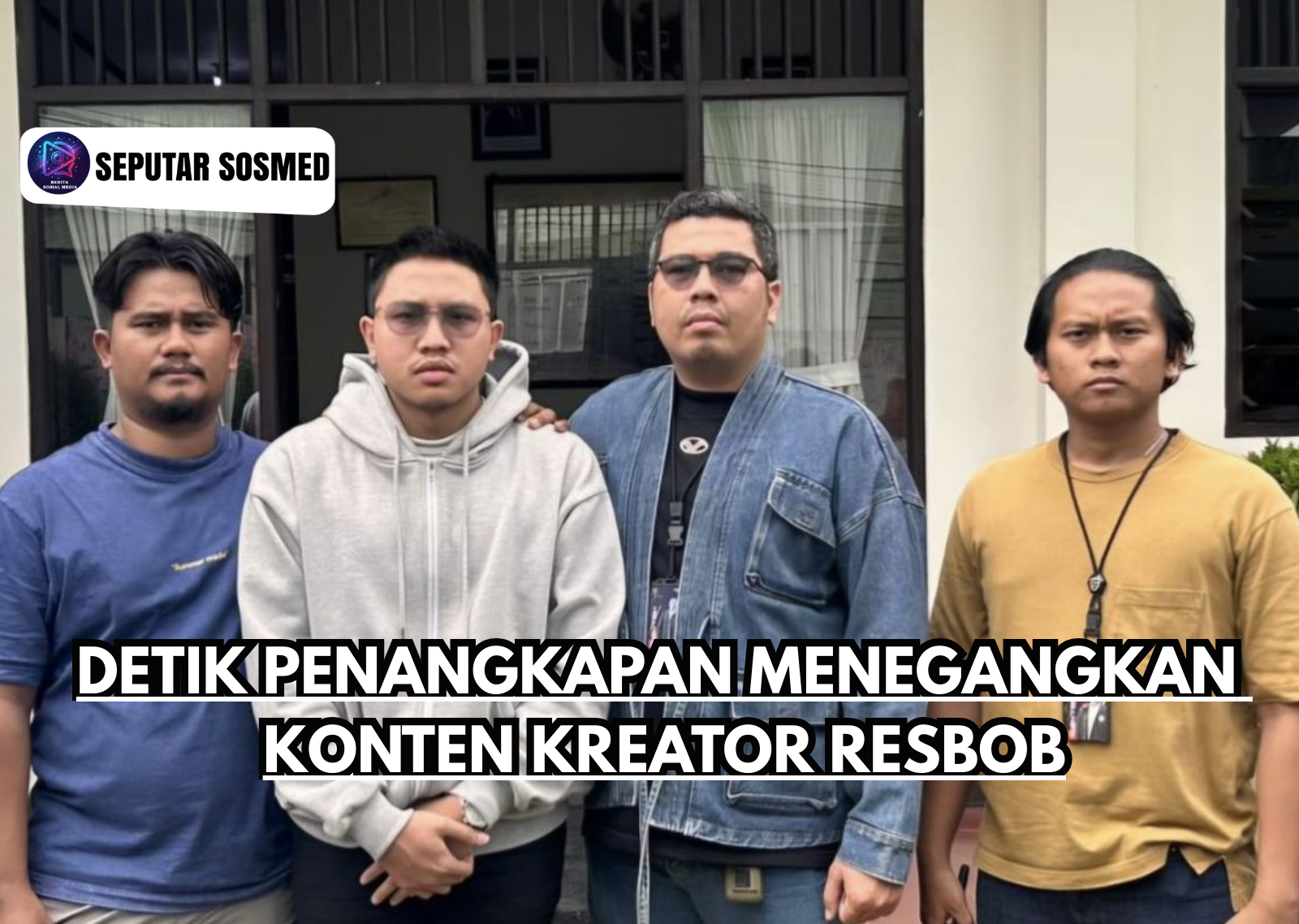 Detik Penangkapan Menegangkan Konten Kreator Resbob