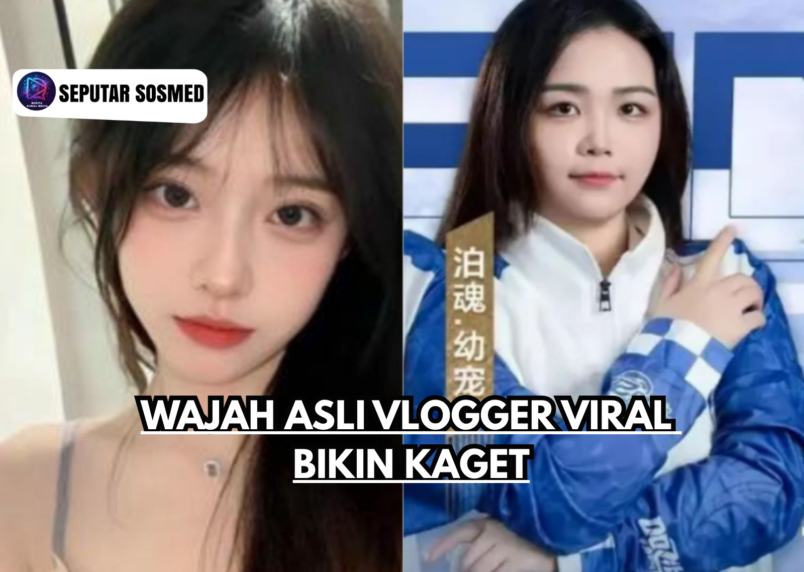 Wajah Asli Vlogger Viral Bikin Kaget
