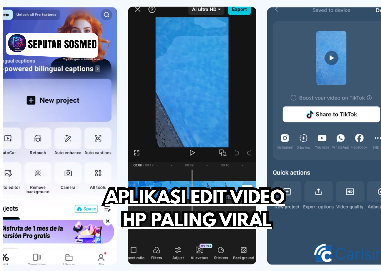 Aplikasi Edit Video HP Paling Viral