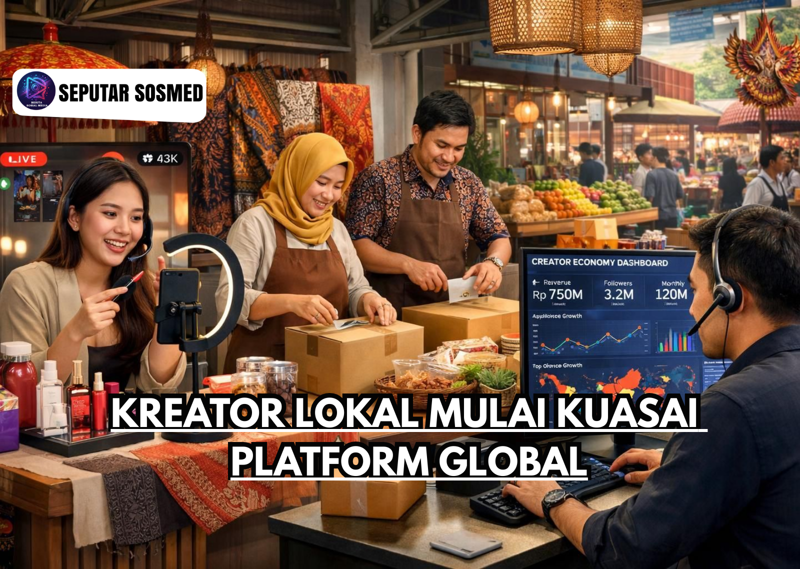 Kreator Lokal Mulai Kuasai Platform Global