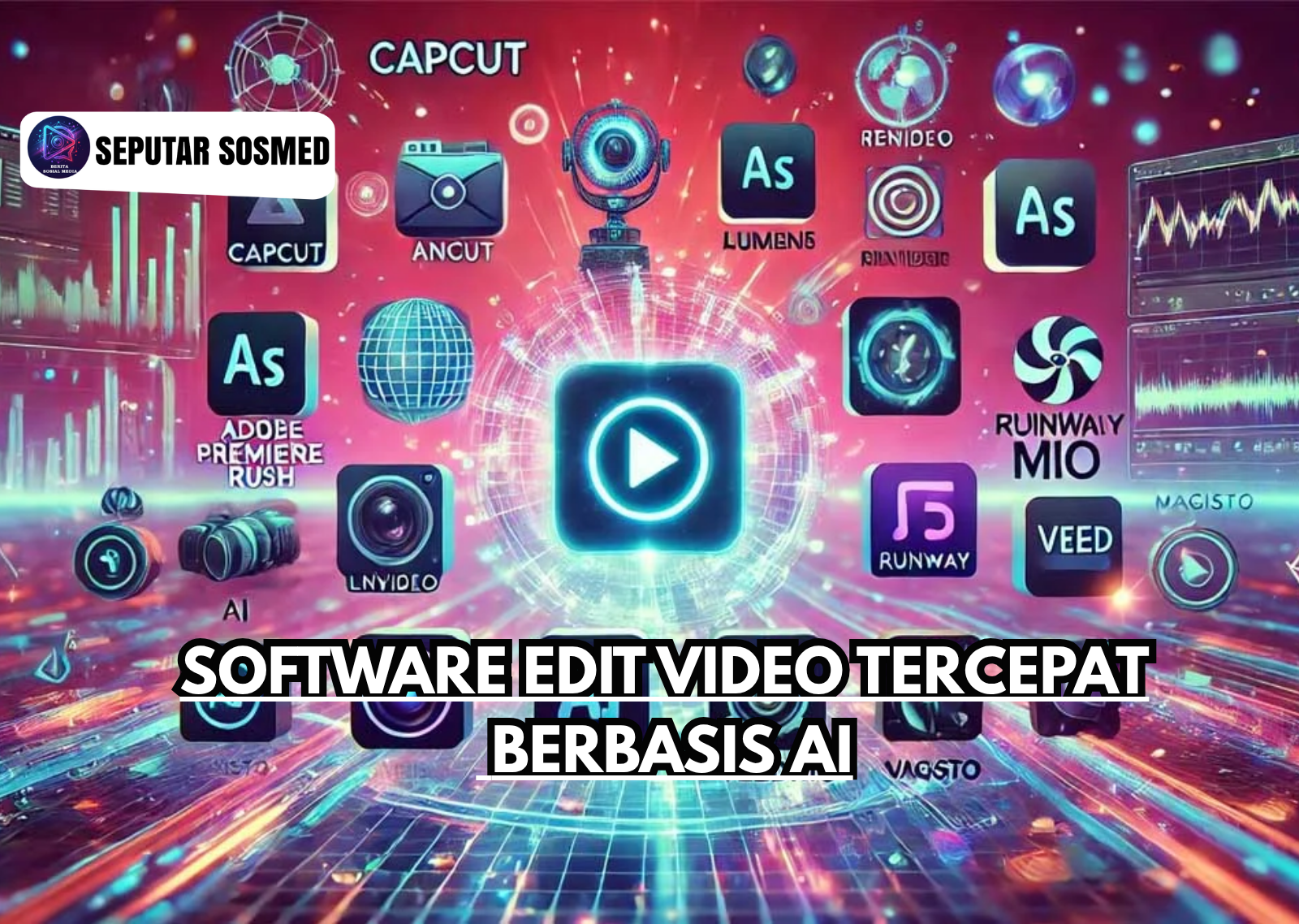 Software Edit Video Tercepat Berbasis AI