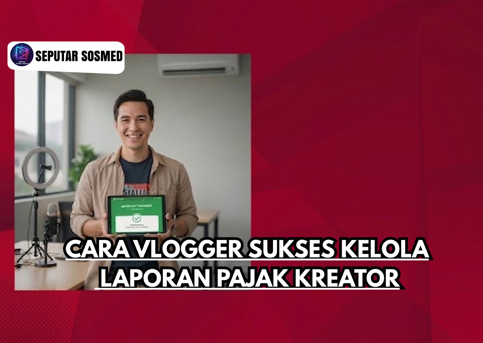 Cara Vlogger Sukses Kelola Laporan Pajak Kreator