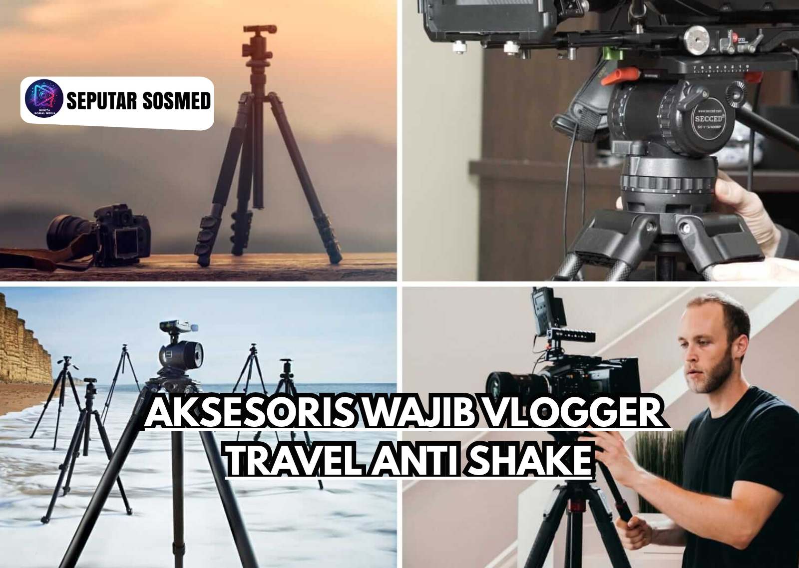 Aksesoris Wajib Vlogger Travel Anti Shake
