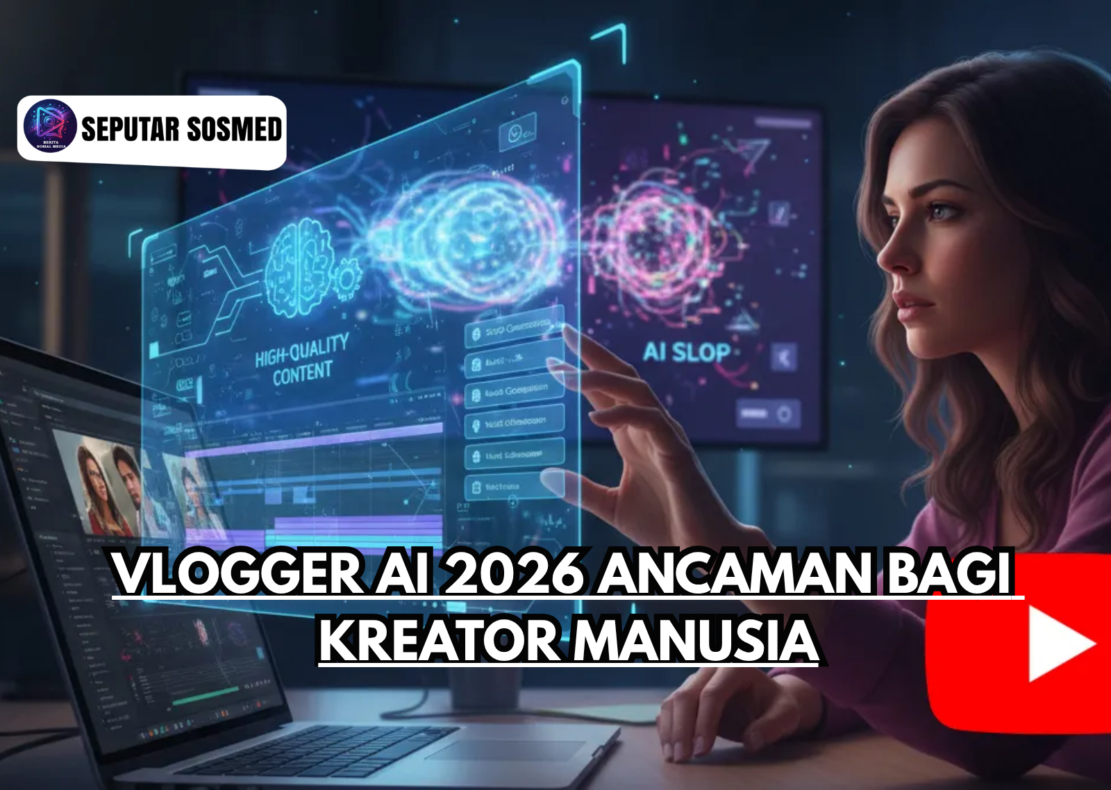 Vlogger AI 2026 Ancaman bagi Kreator Manusia